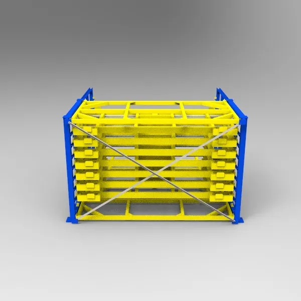 8 Level Sheet Metal Rack